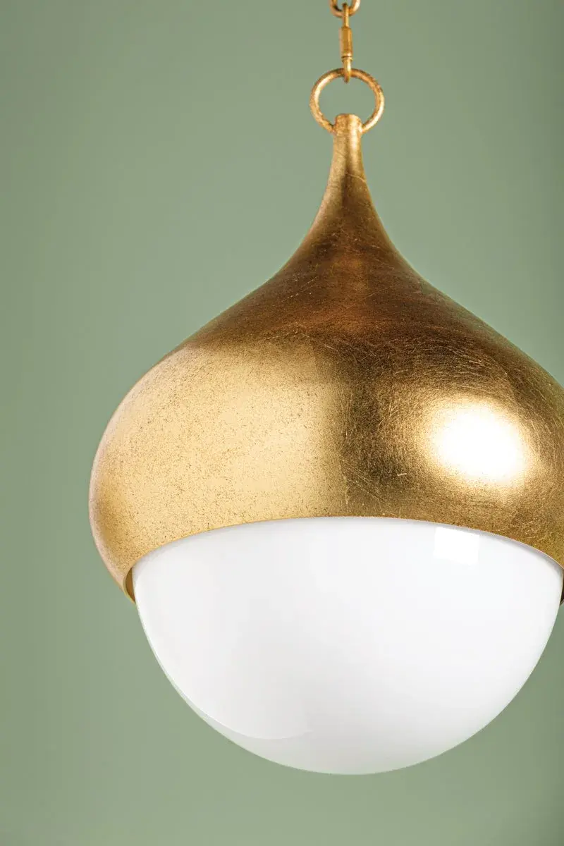 Luciel Pendant in Vintage Gold Leaf - Image 3