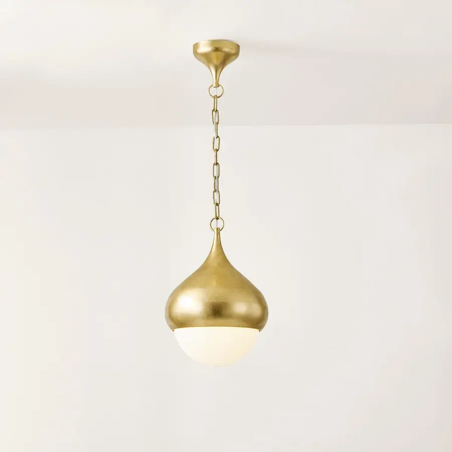 Luciel Pendant in Vintage Gold Leaf - Image 5