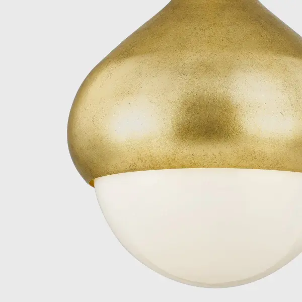 Luciel Pendant in Vintage Gold Leaf - Image 6