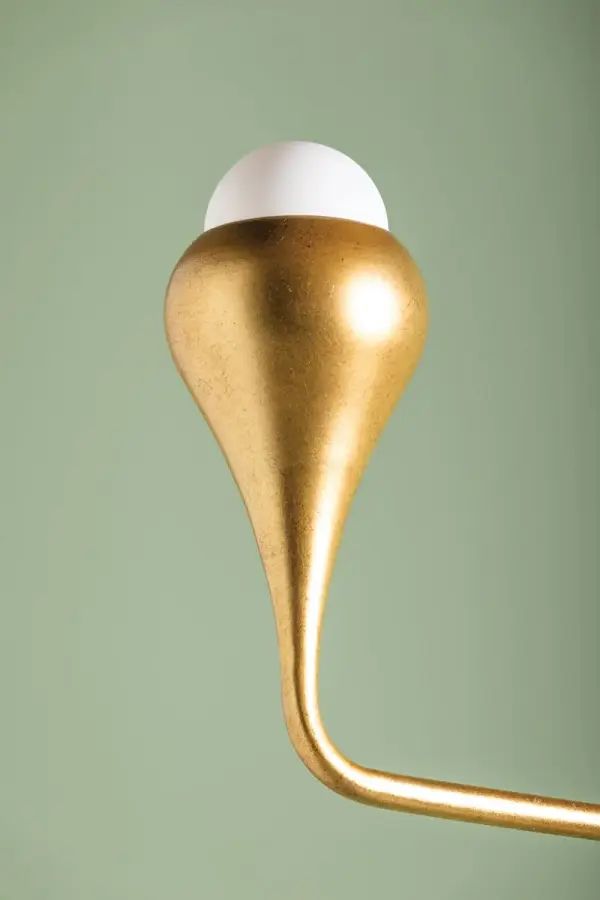 Luciel Chandelier in Vintage Gold Leaf - Image 4