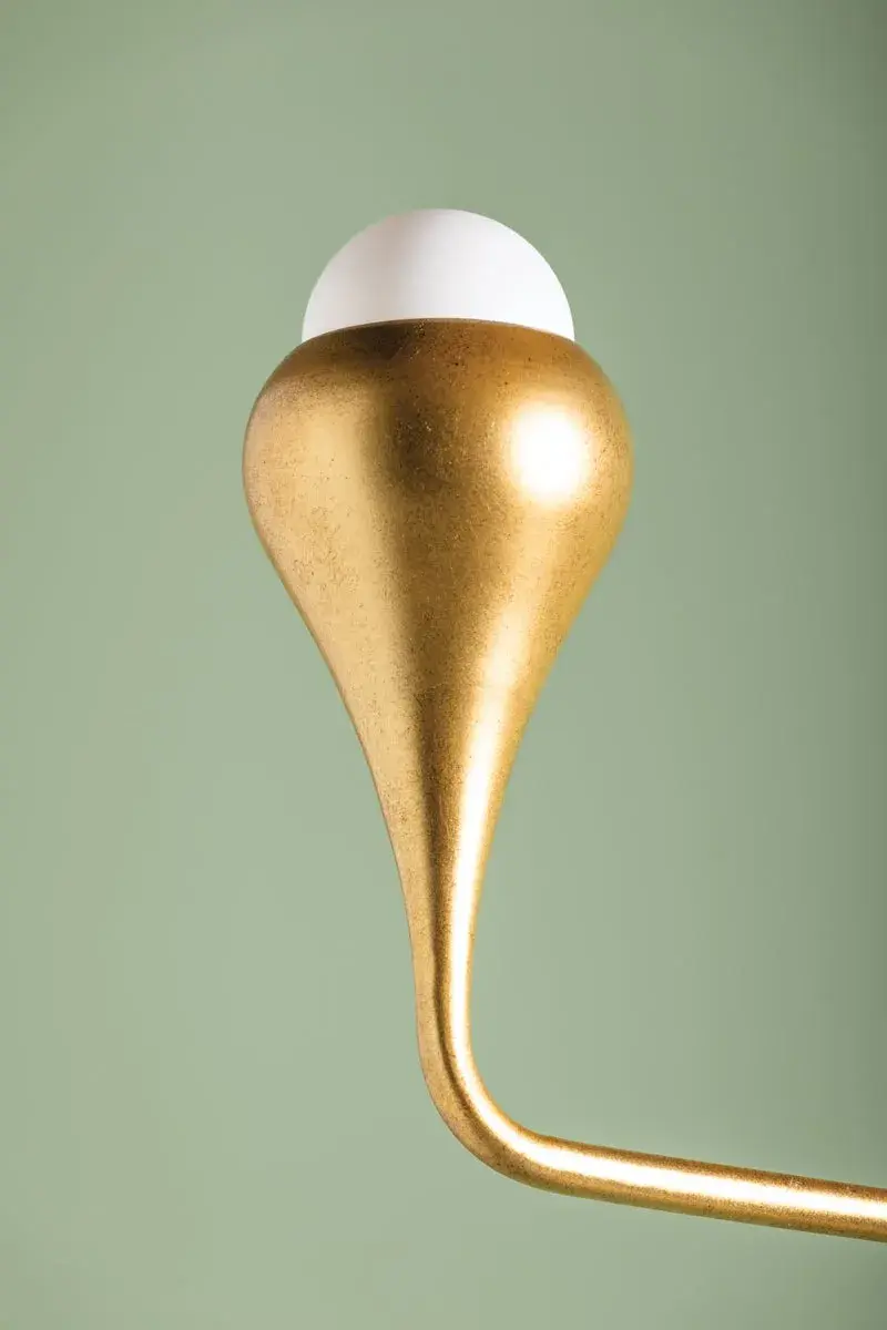 Luciel Chandelier in Vintage Gold Leaf - Image 4