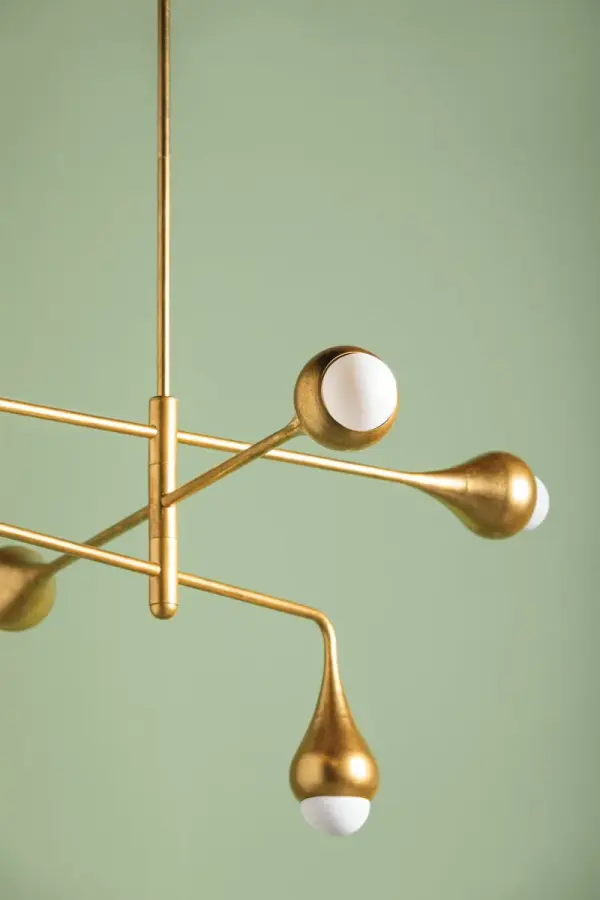 Luciel Chandelier in Vintage Gold Leaf - Image 7