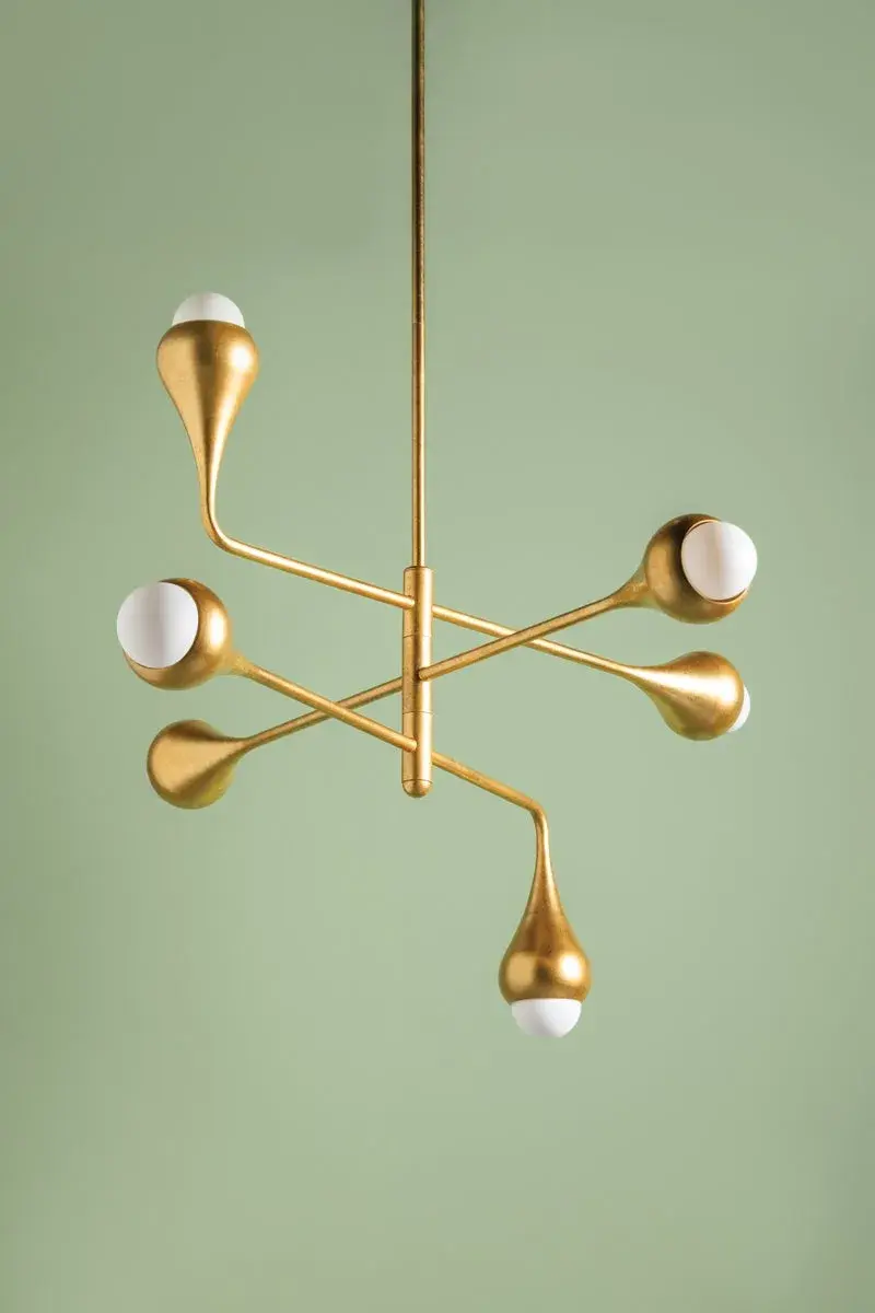 Luciel Chandelier in Vintage Gold Leaf - Image 8