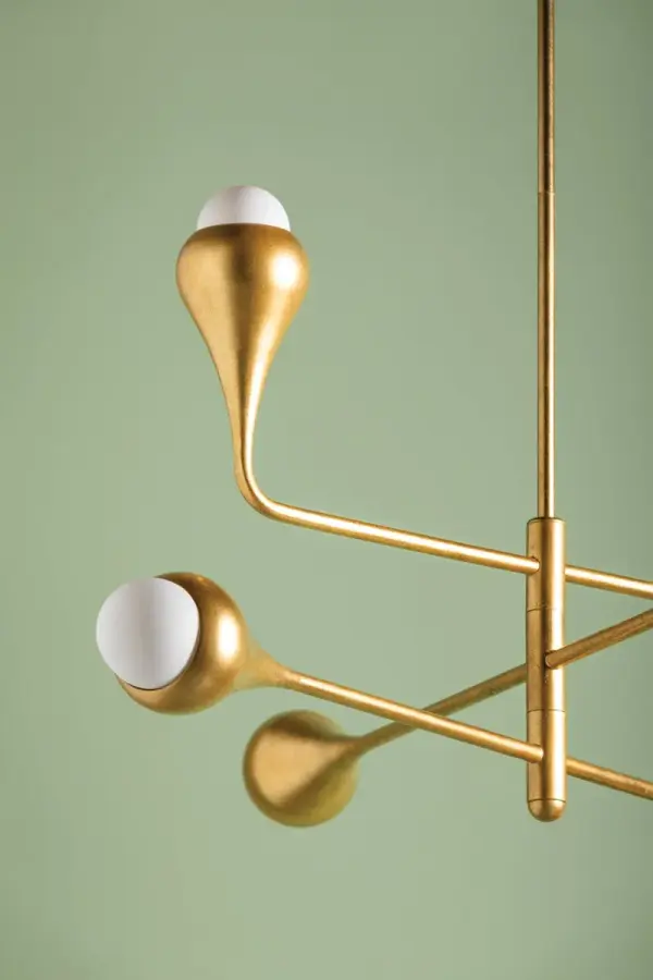 Luciel Chandelier in Vintage Gold Leaf - Image 9