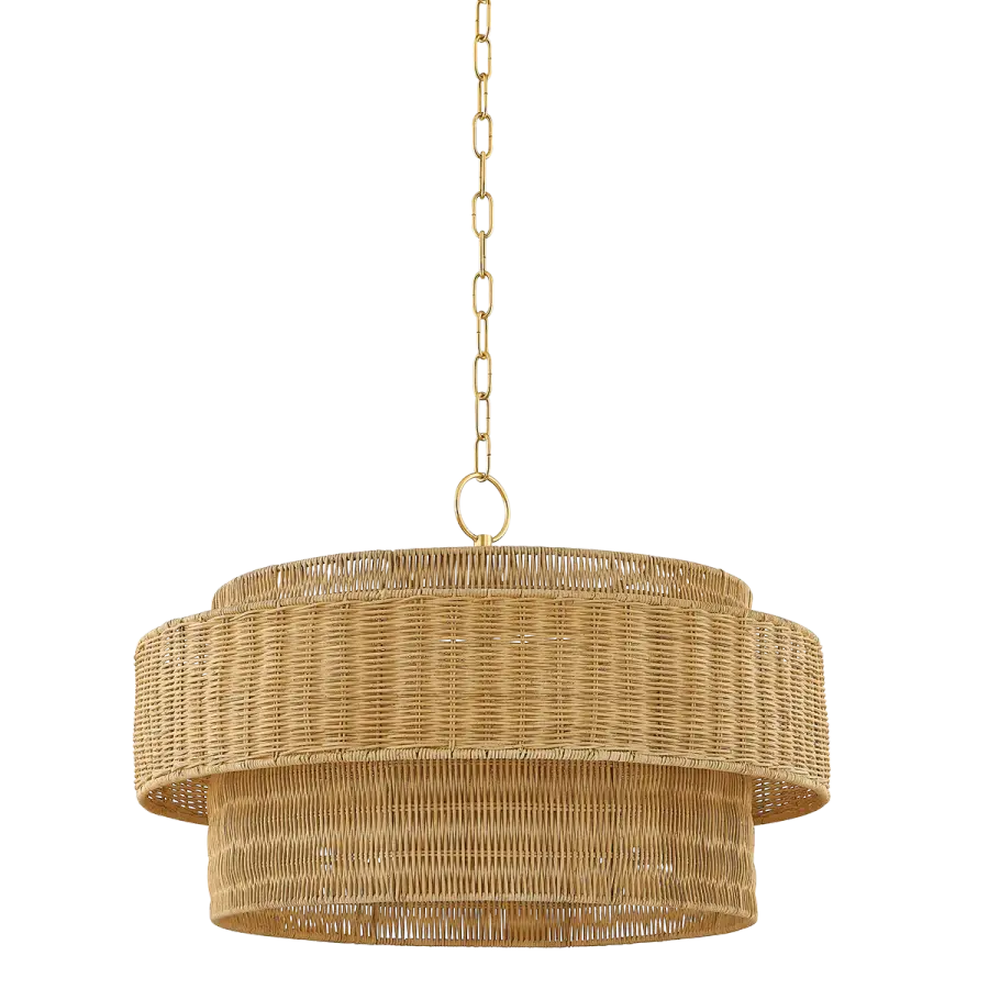 Danica Wicker Pendant Light