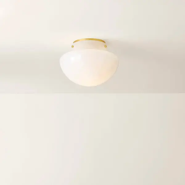 Lilou Flush Mount in Aged Brass - Image 3