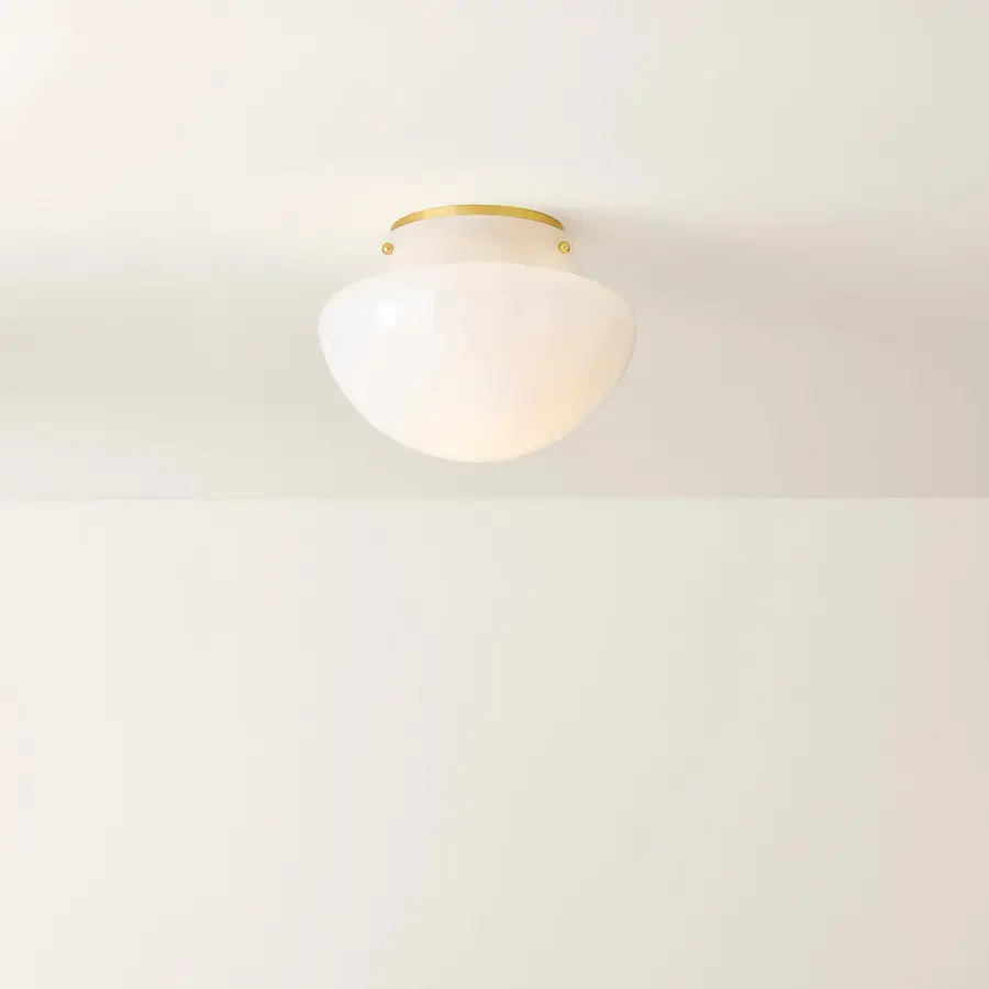 Lilou Flush Mount in Aged Brass - Image 3