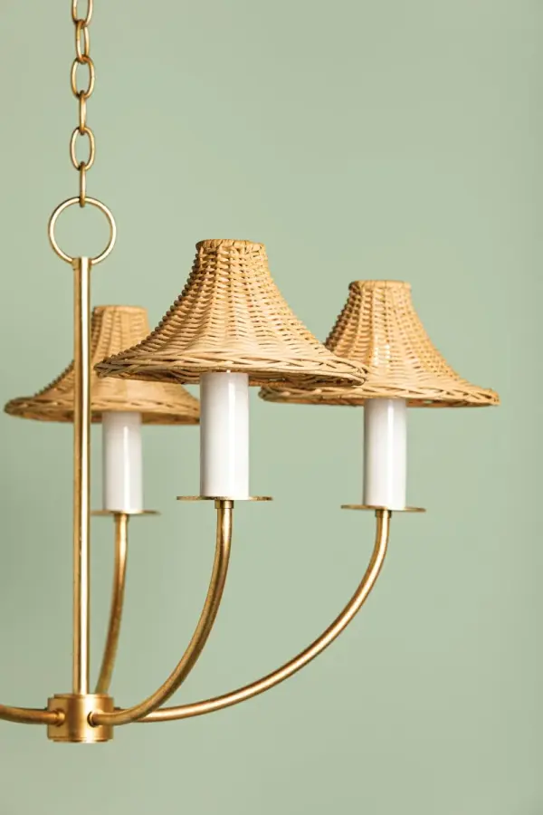 Twila Chandelier in Vintage Gold Leaf - Image 3