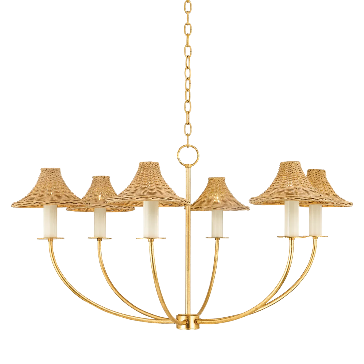 Twila Rattan Chandelier