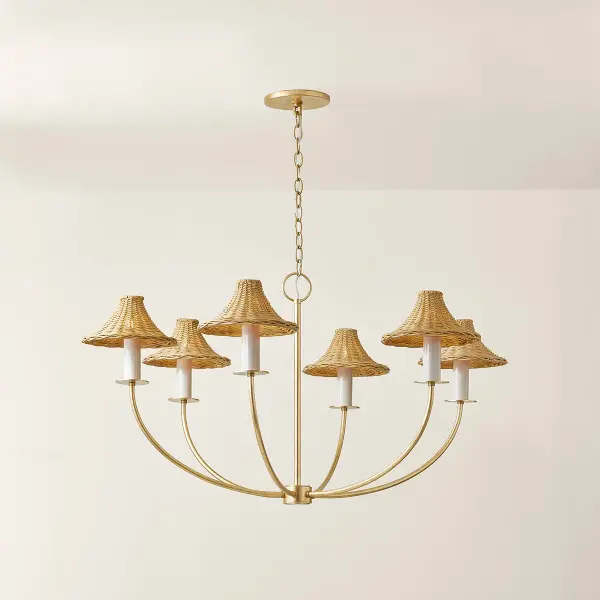Twila Rattan Chandelier - Image 3