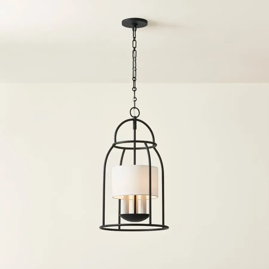 Delia Lantern in Aged Iron - Image 3