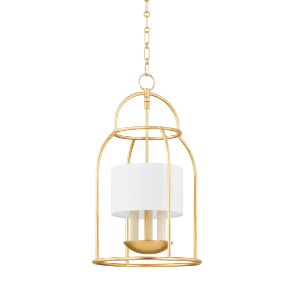 The Delia Lantern masterfully blends classic lantern design with contemporary sensibilities. Its open birdcage framework and gently rounded geometries create an airy presence that disperses light beautifully in all directions.