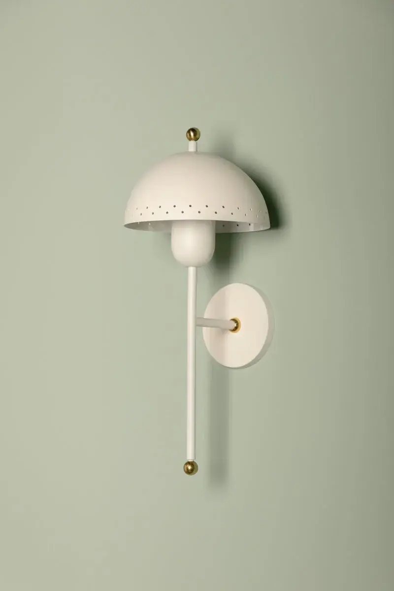 Jojo Wall Sconce in Aged Brass and Soft White - Image 3