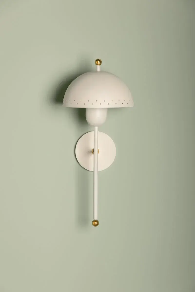Jojo Wall Sconce in Aged Brass and Soft White - Image 7