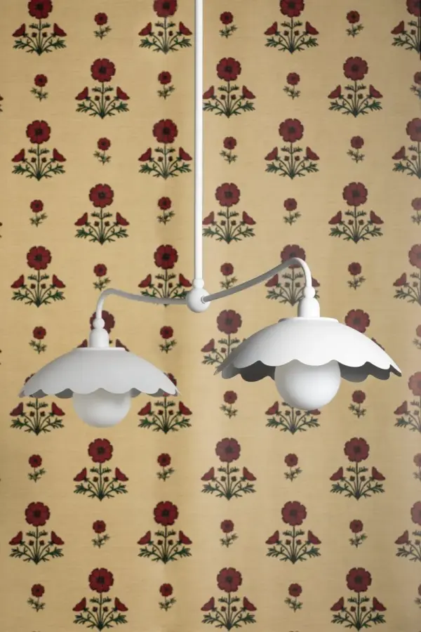 Botanical-Inspired Linear Chandelier with Sculptural Elegance - Image 3