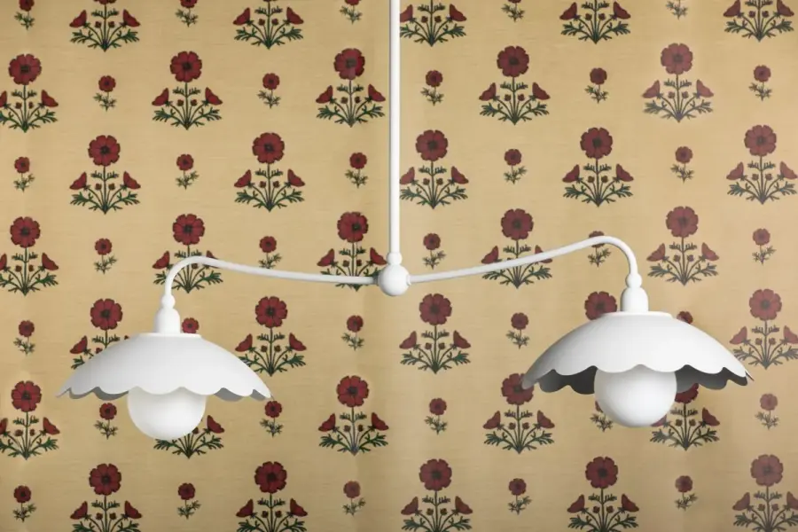 Botanical-Inspired Linear Chandelier with Sculptural Elegance - Image 4