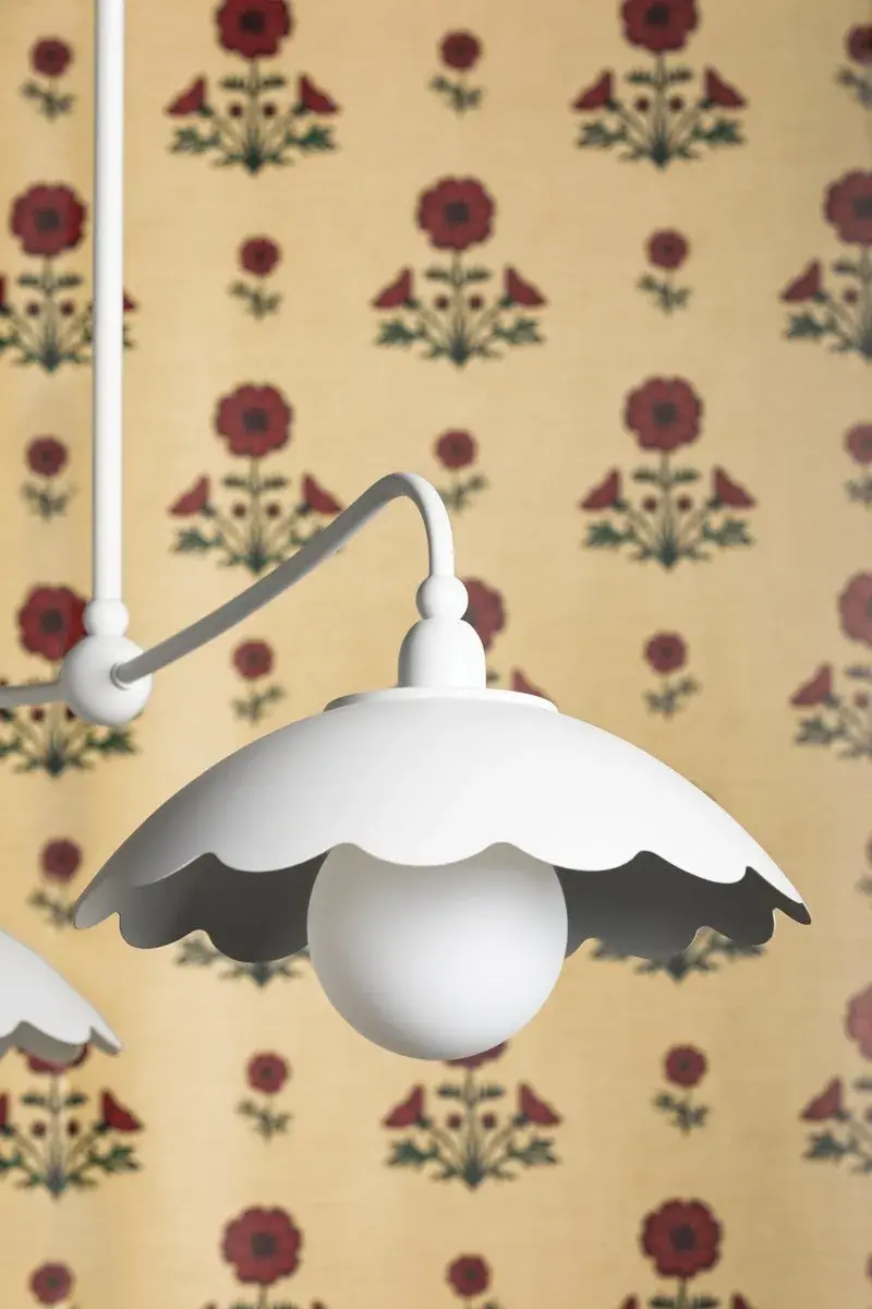 Botanical-Inspired Linear Chandelier with Sculptural Elegance - Image 5