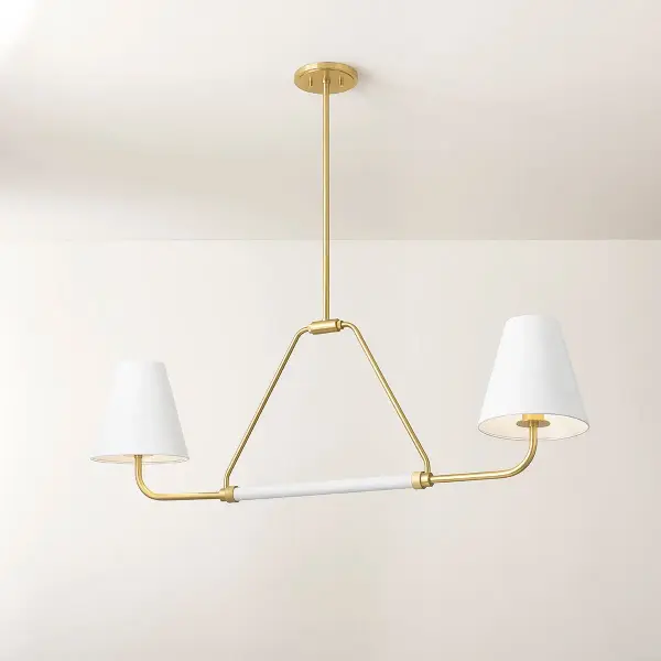 Elegant Linear Chandelier Blending Traditional and Modern Design - Image 6