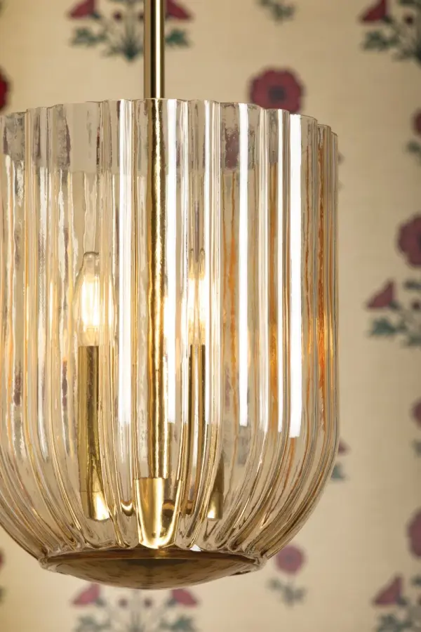 Cece Lantern in Aged Brass - Image 3