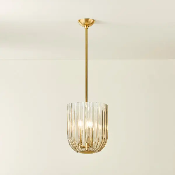 Cece Lantern in Aged Brass - Image 6