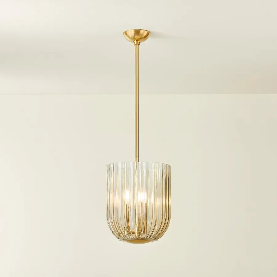 Cece Lantern in Aged Brass - Image 6