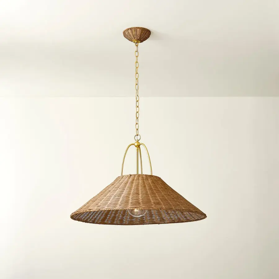 Davida Pendant in Aged Brass - Image 2