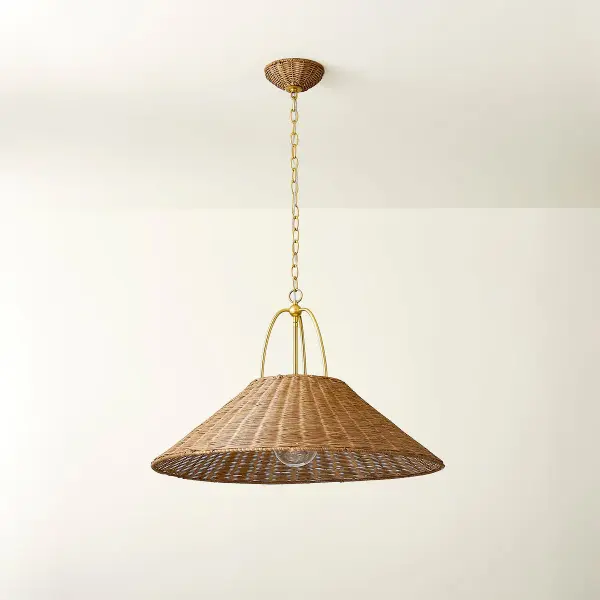 Davida Pendant in Aged Brass - Image 3