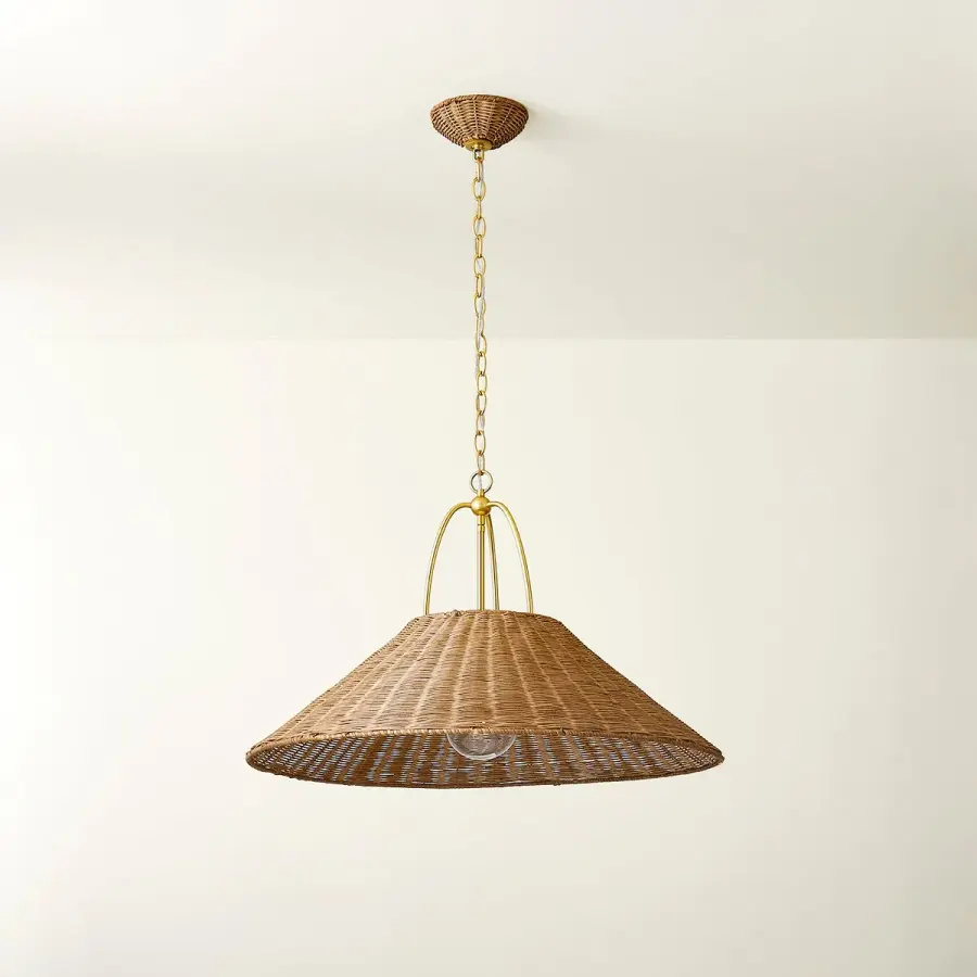 Davida Pendant in Aged Brass - Image 3