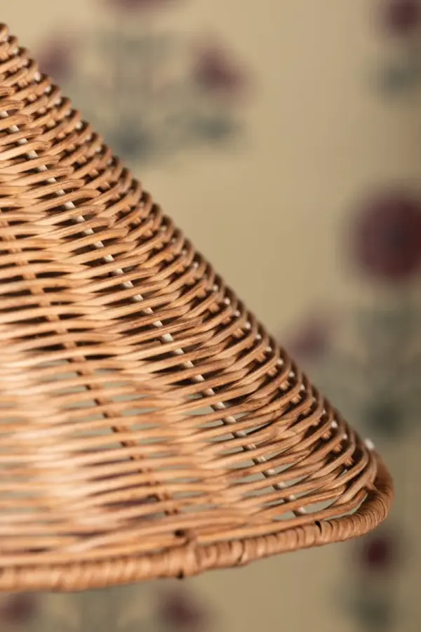 Sophisticated Natural Rattan Pendant with Designer Heritage - Image 7