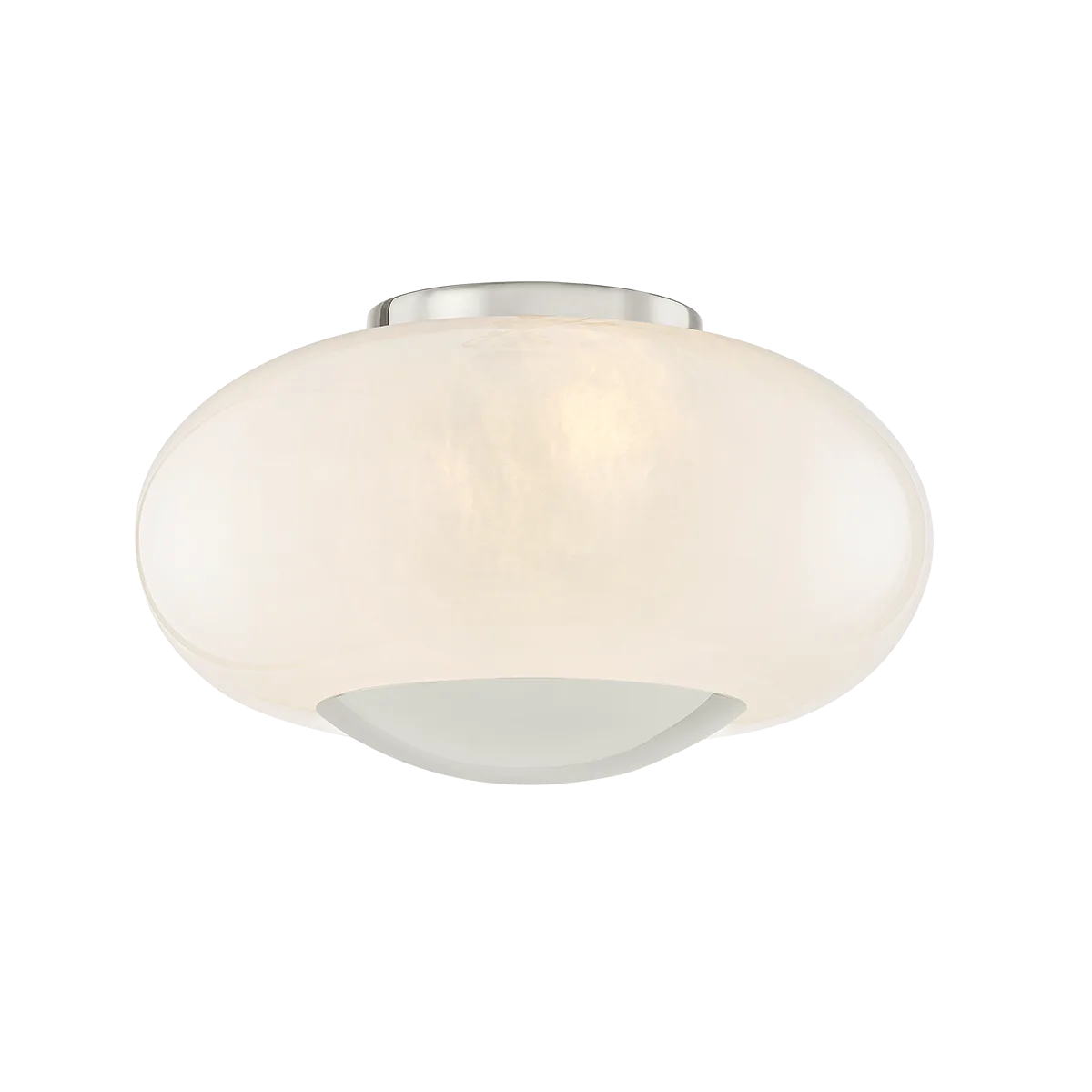 Lottie Flush Mount in Polished Nickel