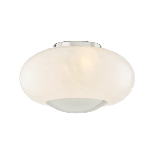Lottie Flush Mount in Polished Nickel - Image 1