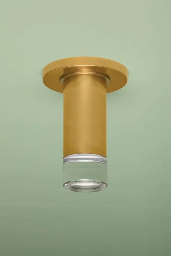 Claudie Flush Mount in Aged Brass - Image 4