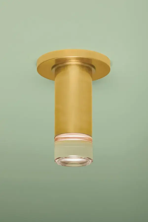 Claudie Flush Mount in Aged Brass - Image 5