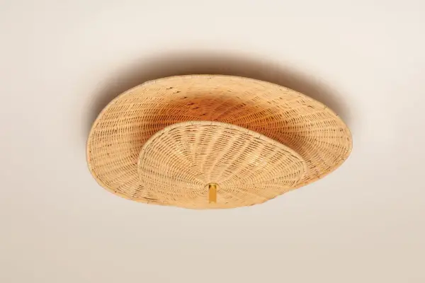 Marigold Semi Flush Mount in Aged Brass - Image 3
