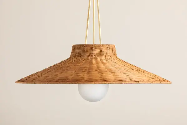 Laudine Woven Wicker Pendant - Image 4