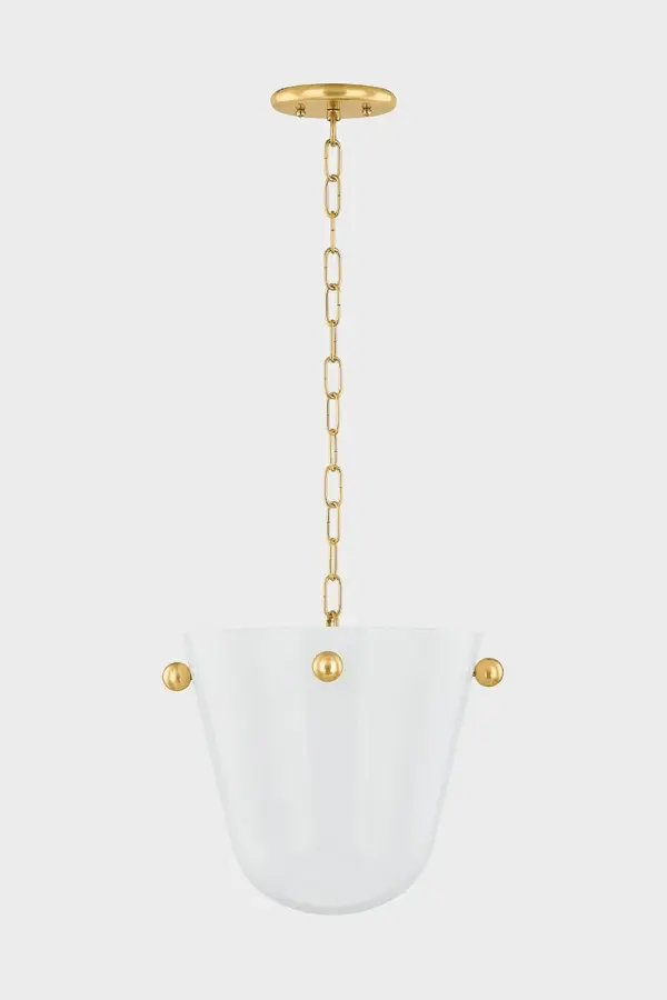 Rima Pendant in Aged Brass - Image 2