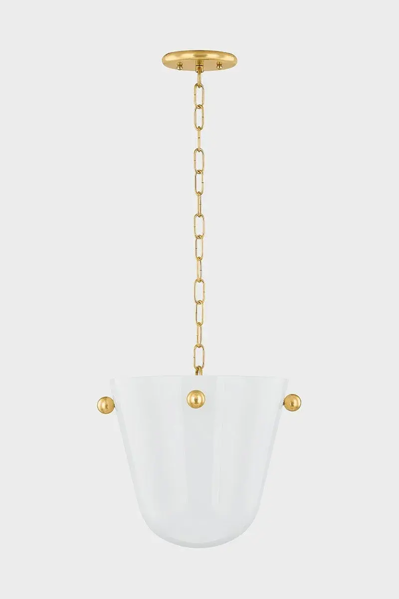 Rima Pendant in Aged Brass - Image 2