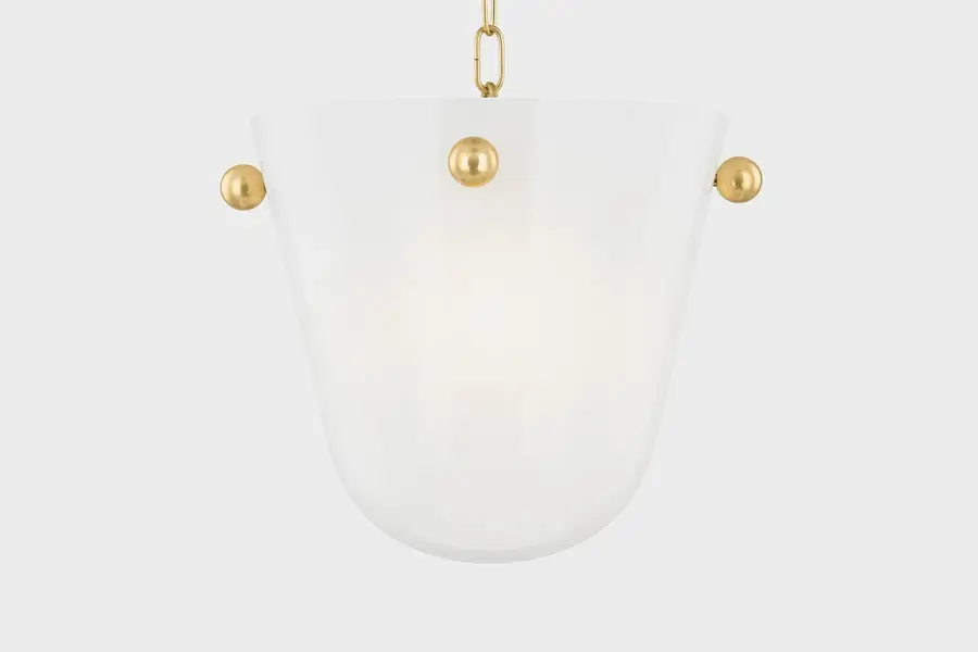 Rima Pendant in Aged Brass - Image 3