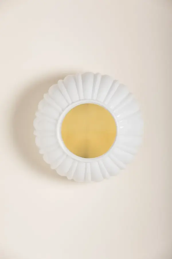 Anne Flush Mount in Aged Brass - Image 4