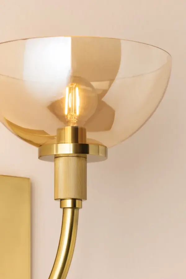 Eva Wall Sconce in Aged Brass - Image 4