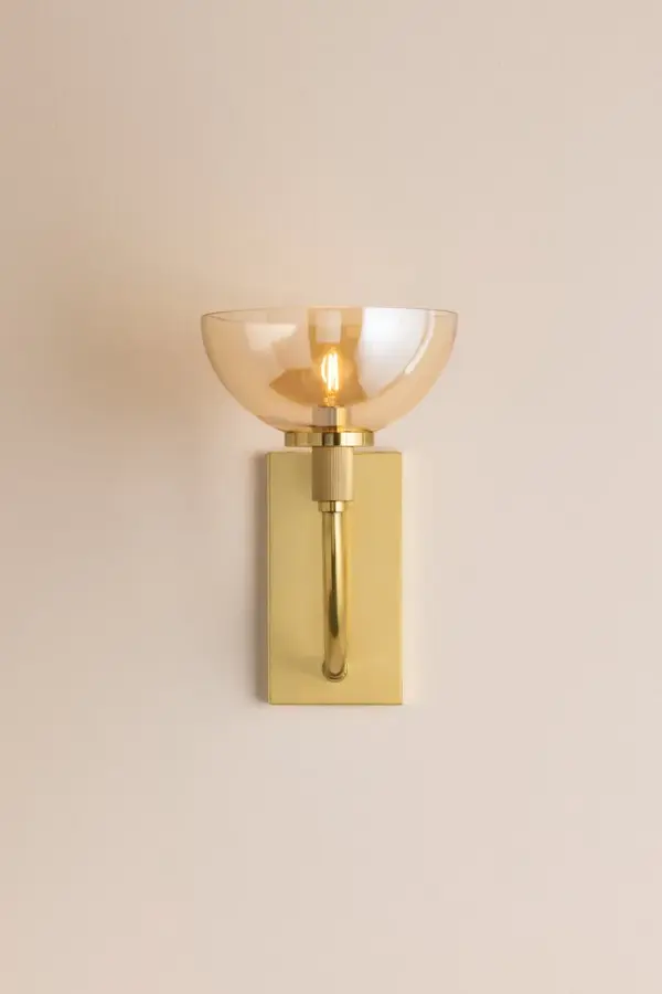 Eva Wall Sconce in Aged Brass - Image 5