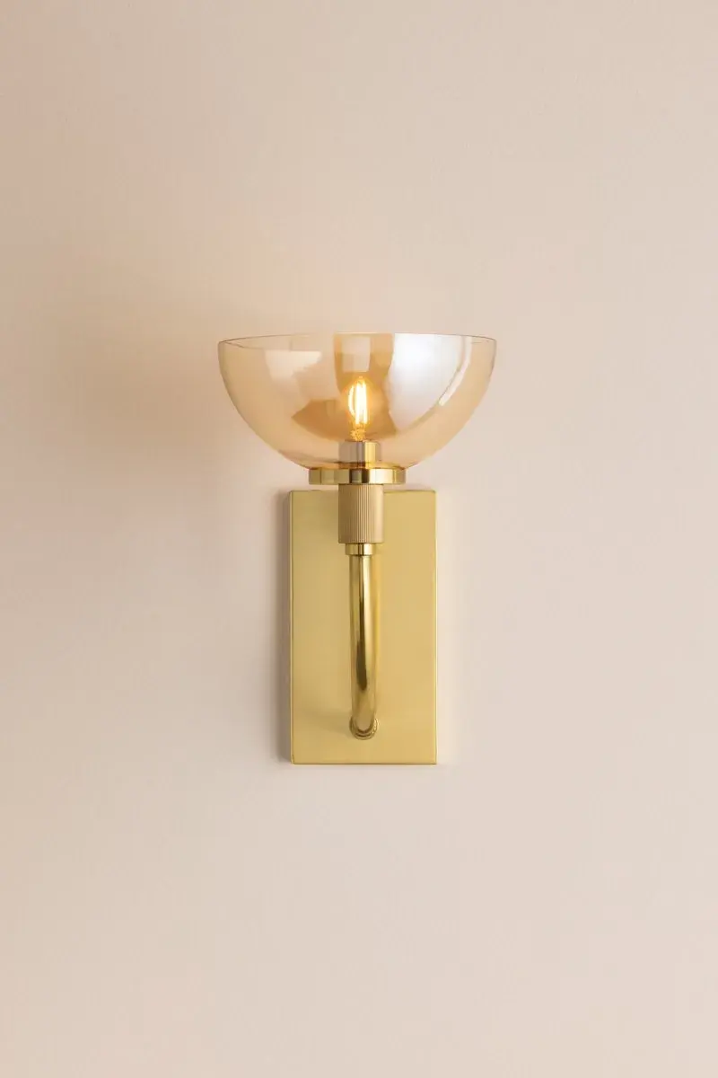 Eva Wall Sconce in Aged Brass - Image 5