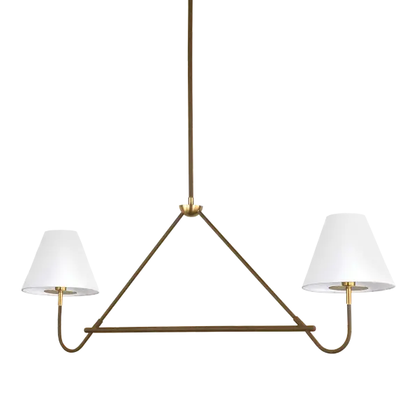 Elegant Transitional Linear Chandelier with Classic Appeal