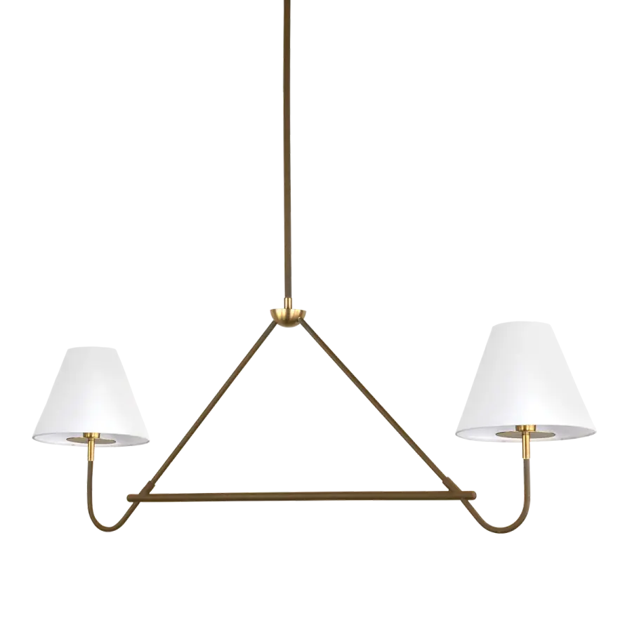Elegant Transitional Linear Chandelier with Classic Appeal