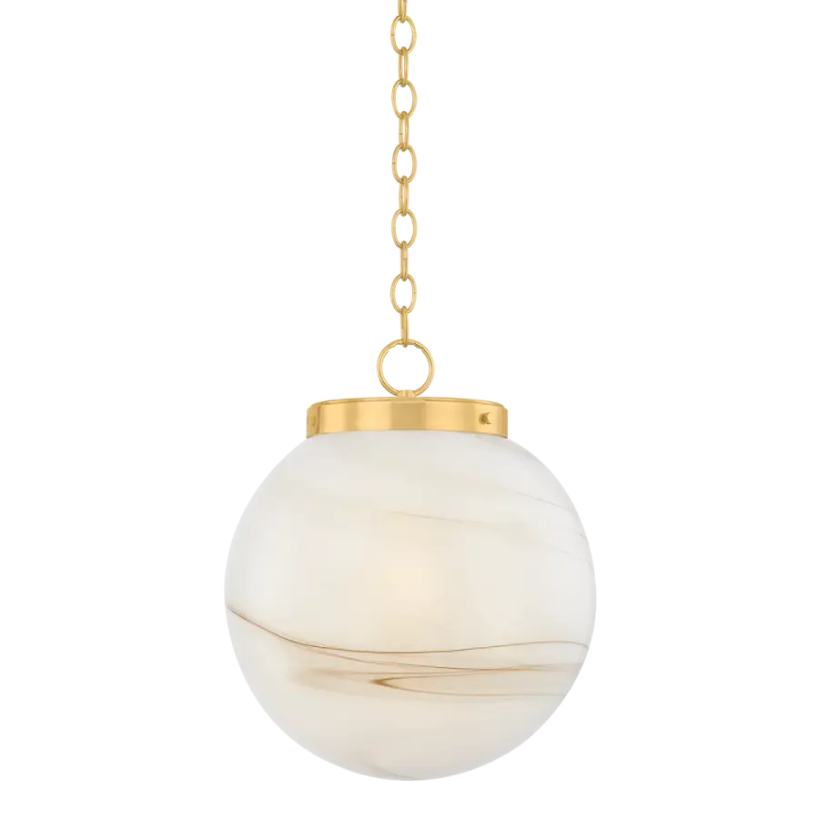 Ambra Pendant in Aged Brass - Image 1
