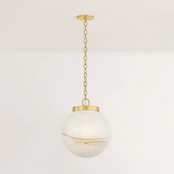 Ambra Pendant in Aged Brass - Image 2