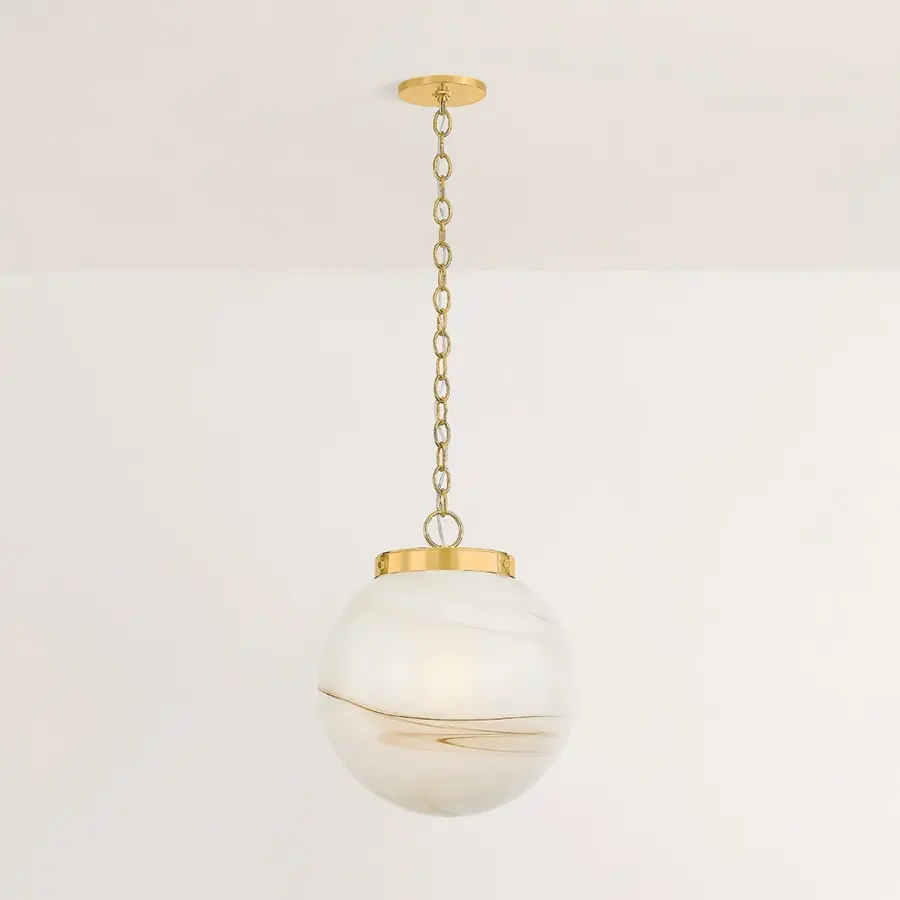 Ambra Pendant in Aged Brass - Image 2