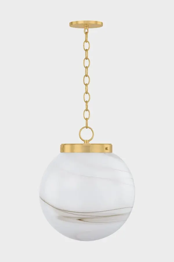 Ambra Pendant in Aged Brass - Image 3