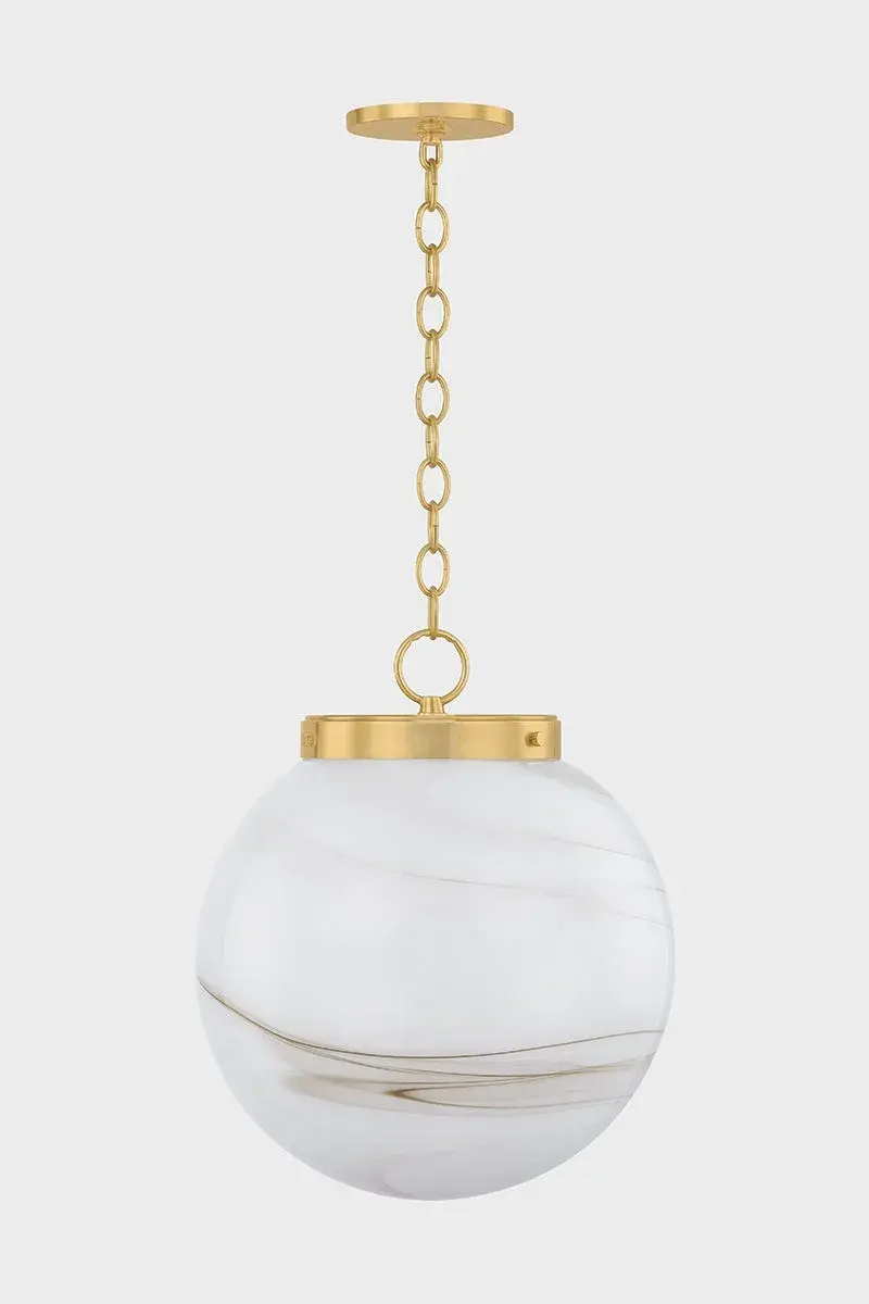 Ambra Pendant in Aged Brass - Image 3