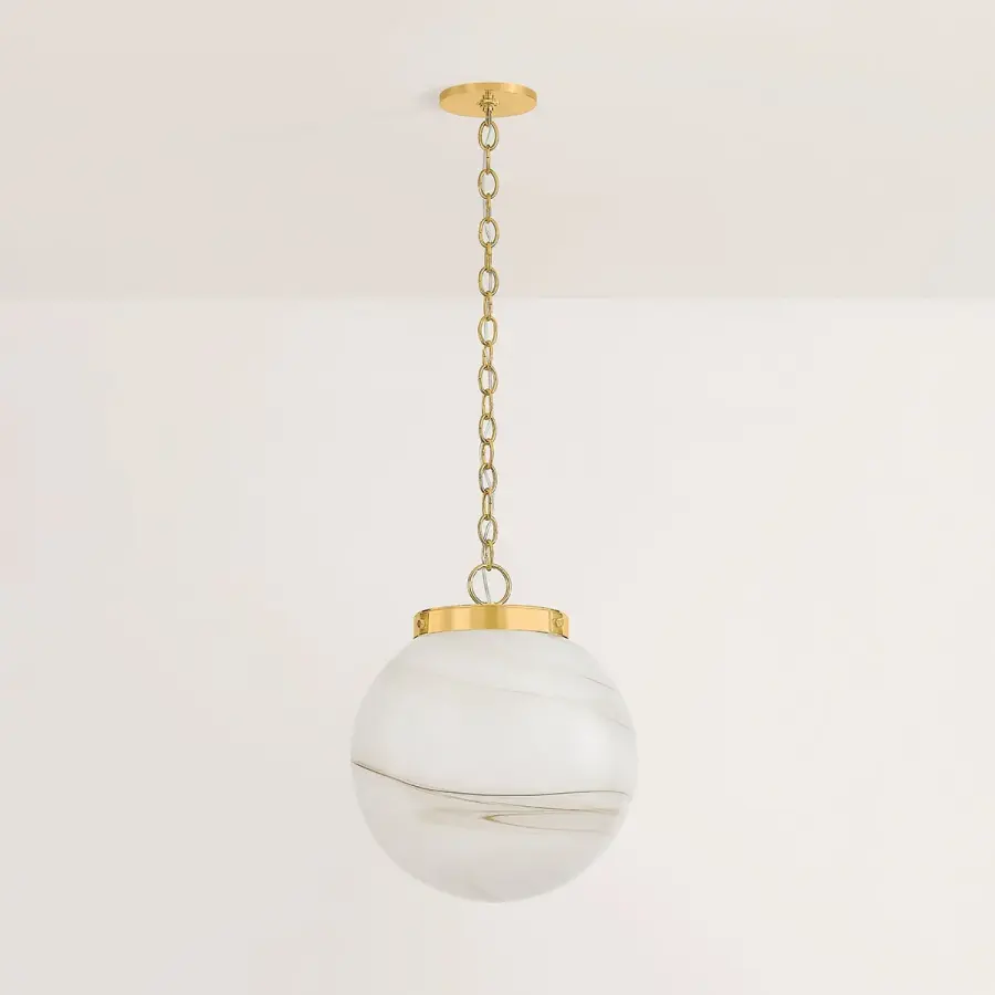 Ambra Pendant in Aged Brass - Image 5